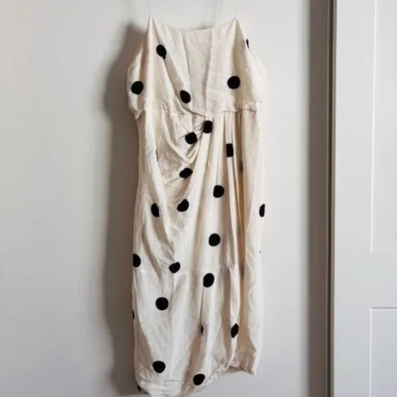 Derek Lam 10 Crosby Polka Dot Cami Dress - size 20 - Picture 4 of 8